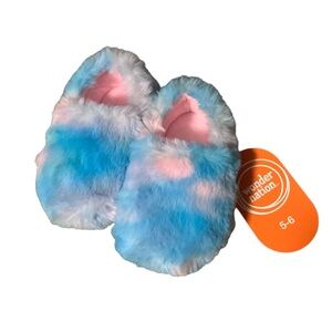Wonder Nation Faux Fur Aline Slippers
